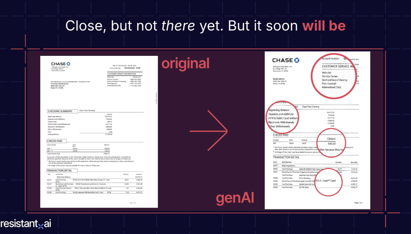 Fraud identified in fake AI-generated documents