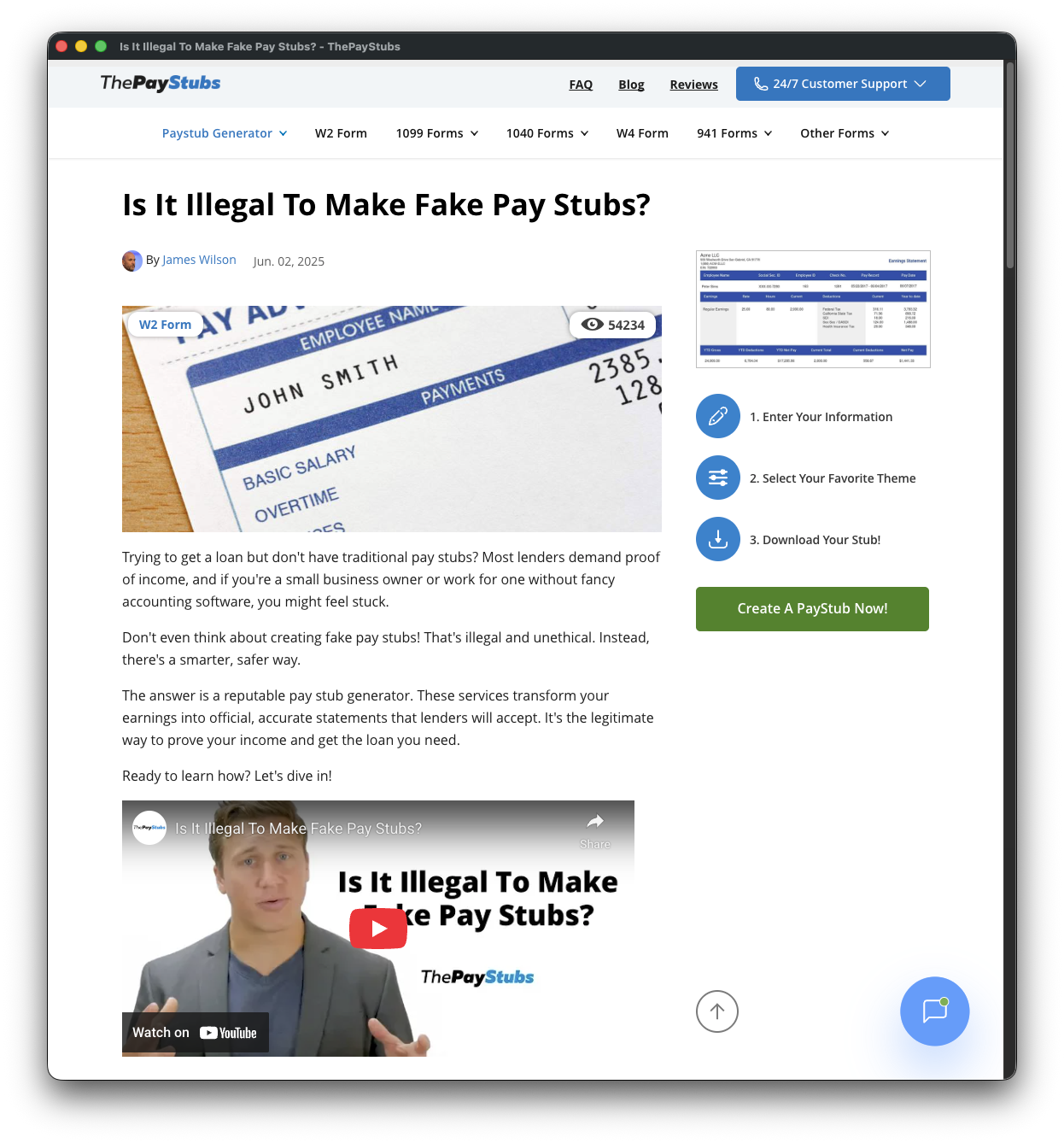 I’m working here...or am I? The threat of pay stub generators