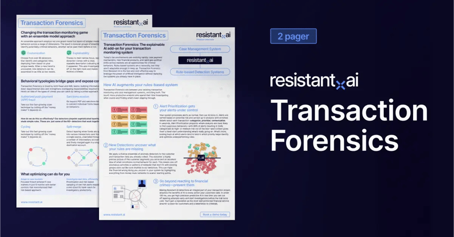Product Overview: Transaction Forensics