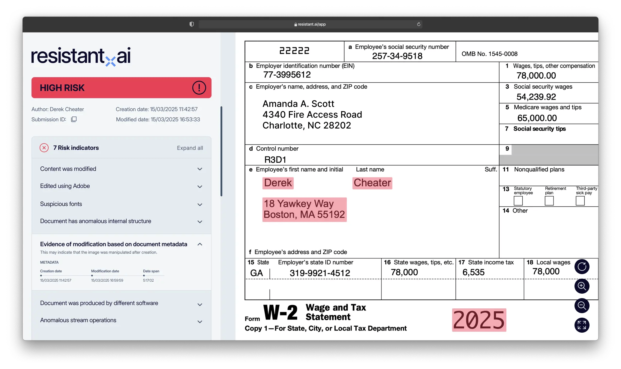 Product screenshot