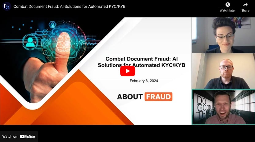 Combat document fraud: AI solutions for automated KYC/KYB