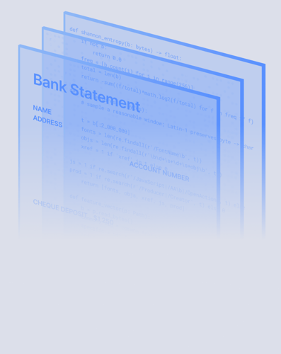 Bank statement