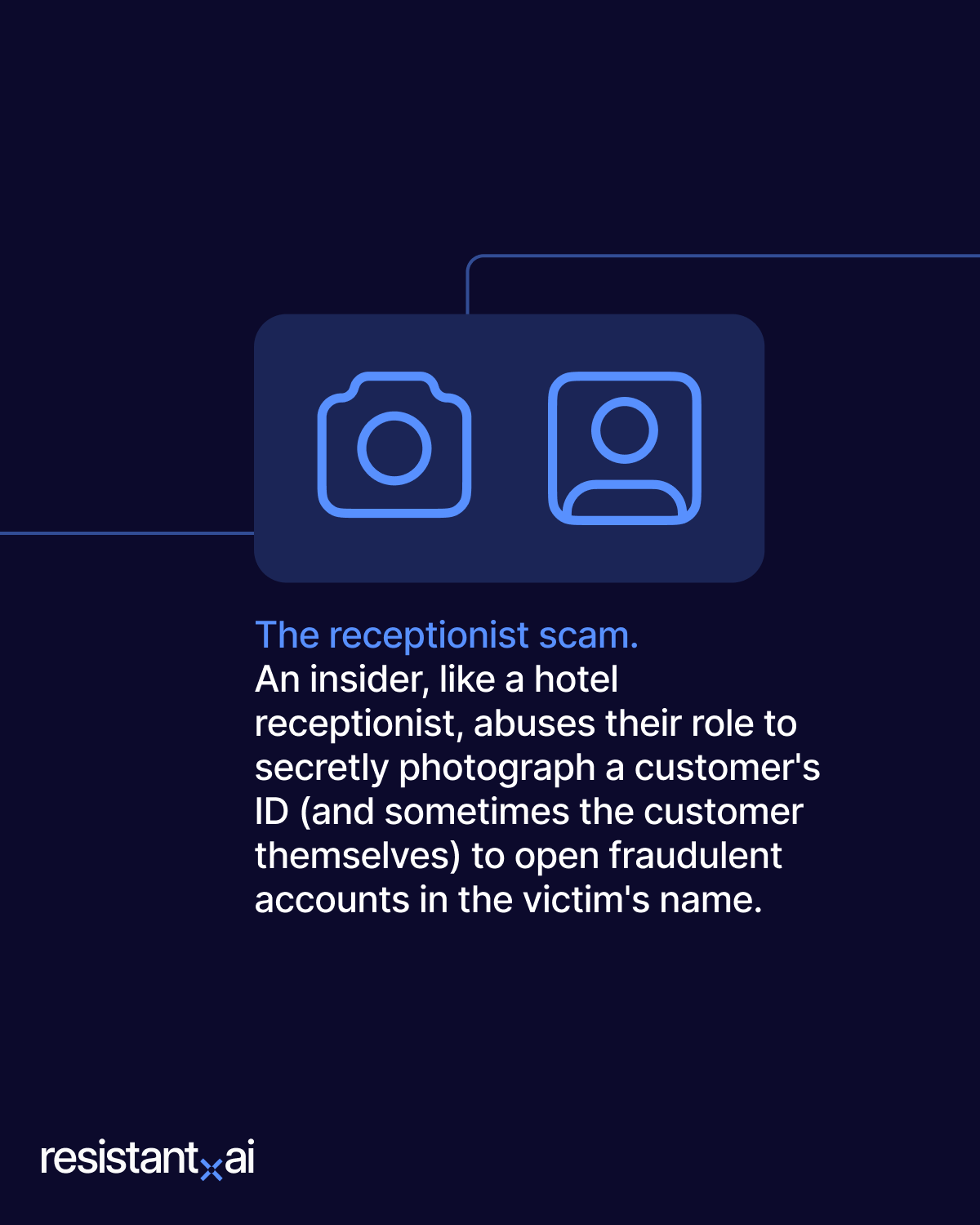 The receptionist scam