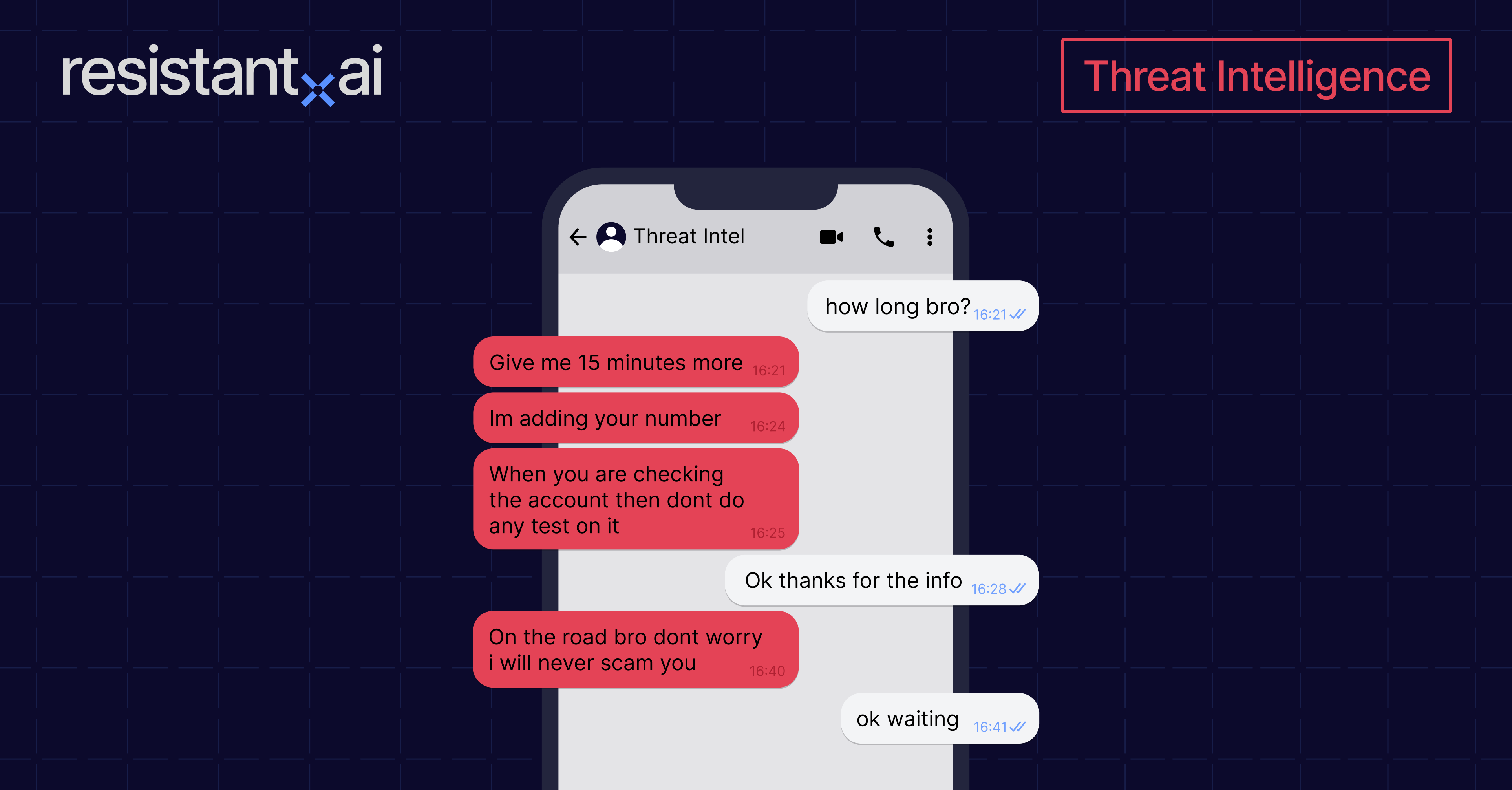 Talking to fraudsters