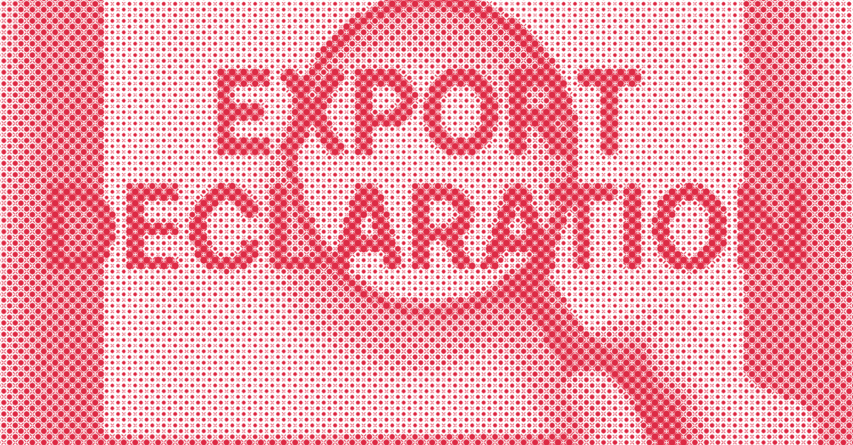 how to spot a fake export declaration
