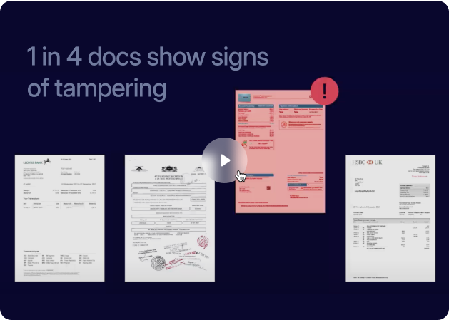 AI generated document fraud