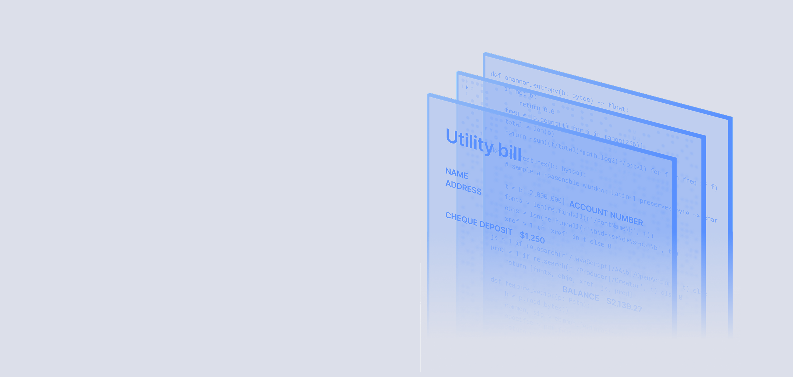 Utility bill